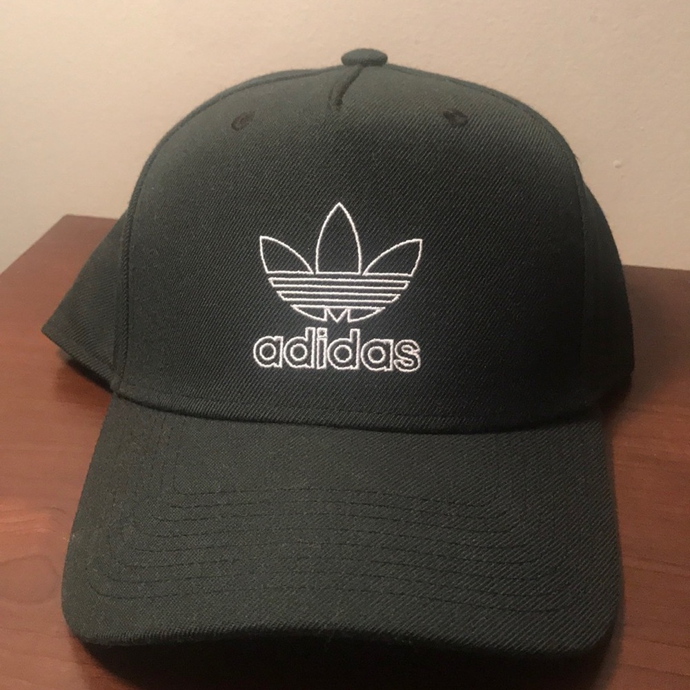 Adidas Originals Black Outline Snapback Hat OSFA